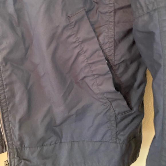Men's Jack Jones Navy Bomber Jacket - Picture 4 of 4